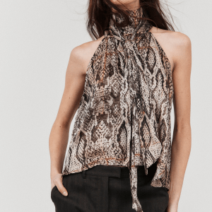 Top scollo all'americana